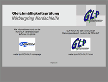 Tablet Screenshot of glp1.de